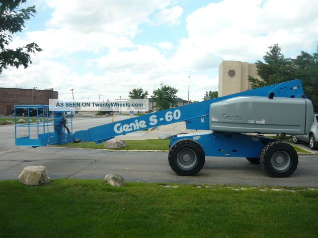 Genie S - 60 4x4 Boomlift Man Lift Boom Aerial Telescopic Boomlift Deutz 600s Scissor & Boom Lifts photo