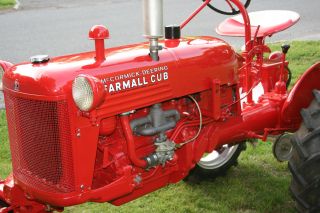 Farmall Cub Tractor Totally Restored 1948 With 42 