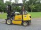 Yale Glp060,  6,  000 Pneumatic Tire Forklift,  Lp Gas,  3 Stage,  S/s,  Runs Good Forklifts photo 2
