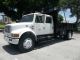 1999 International 4700 Crewcab 14 ' Dump Dt466e Diesel Florida Dump Trucks photo 2
