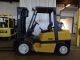 2005 Yale Glp080 8000lb Pneumatic Lift Truck 3 Stage Mast Load Backrest Forklifts photo 3