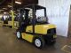 2005 Yale Glp080 8000lb Pneumatic Lift Truck 3 Stage Mast Load Backrest Forklifts photo 4