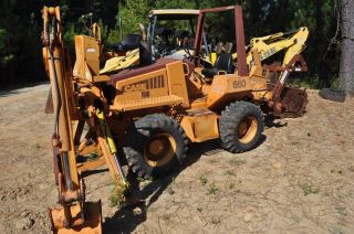 1997 Case 660 Trencher With Back Hoe photo