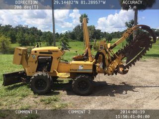 2005 Vermeer Rt450 Trencher With Side Shift 4x4 Ride On Trencher - 755 Hours photo
