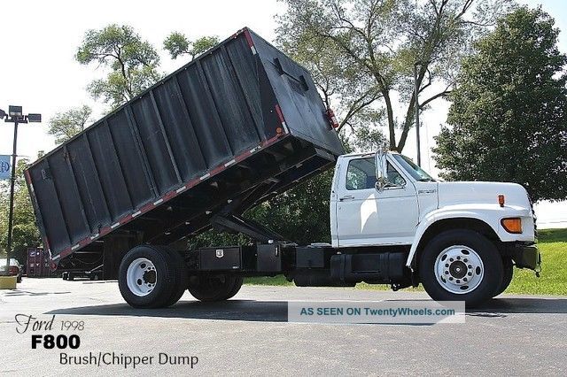 1998 Ford 2dr Brush/chipper Dump Truck Dump Trucks photo
