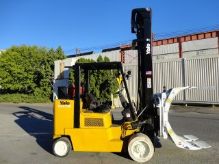 2005 Yale Glc120 With Cascade Paper Roll Clamp Forklift 8,  800 Lbs - 300in Lift photo