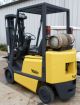 Yale Model Glc040rg (2004) 4000lbs Capacity Great Lpg Cushion Tire Forklift Forklifts photo 1