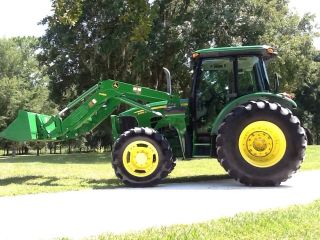 2010 Jd 5085m 4wd Tractor With H - 260 Loader With photo