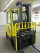 2003 Hyster H60xm 6,  000 Diesel Forklift,  Cab,  Three Stage,  Fork Pos. , Forklifts photo 4