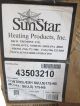 Sun Star 43503210 Siu,  S175 - N5 Infrared Radiant Heater 17500btu/hr D412022 Heating & Cooling Equipment photo 5