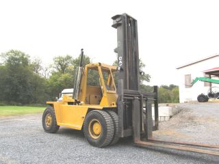 Cat 30,  000 Lb Forklift,  V300b,  Cat Diesel,  Sideshift,  Pneumatic,  H300xl Dp150 photo