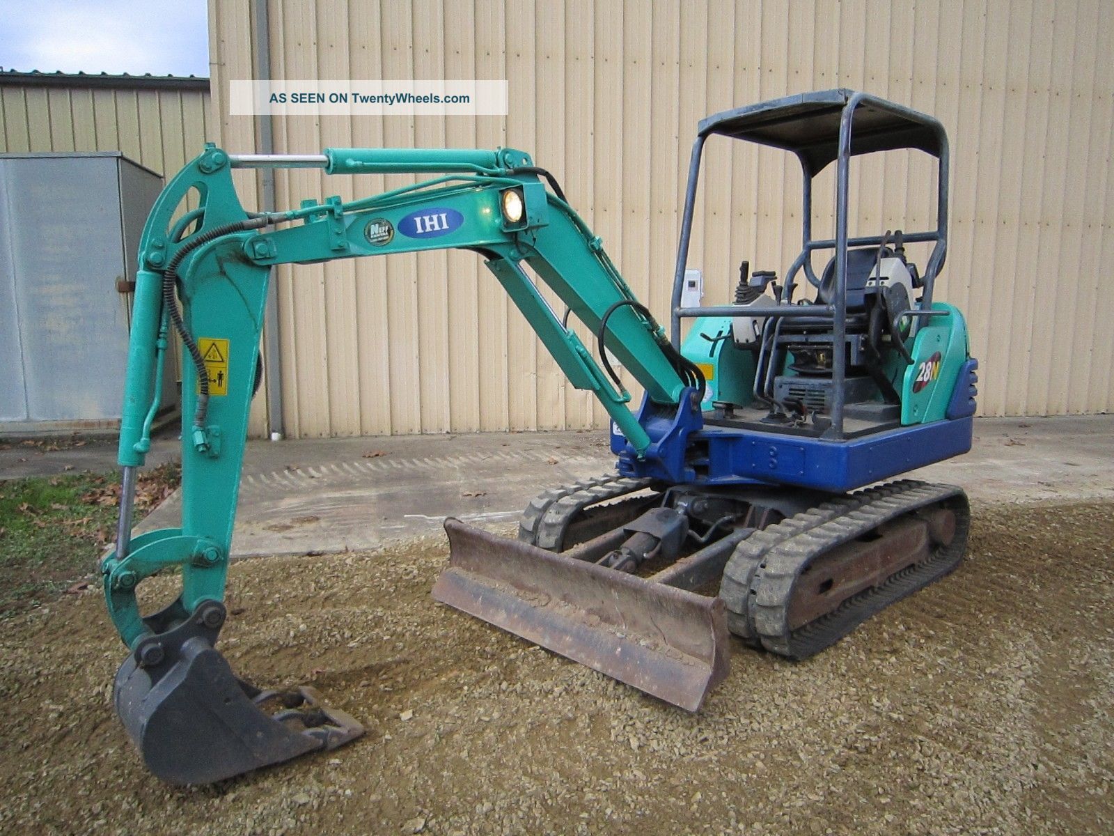 2004 Ihi 28n Excavator With 12 " Bucket, 21hp, 6, 200 Lbs Operating Weight.