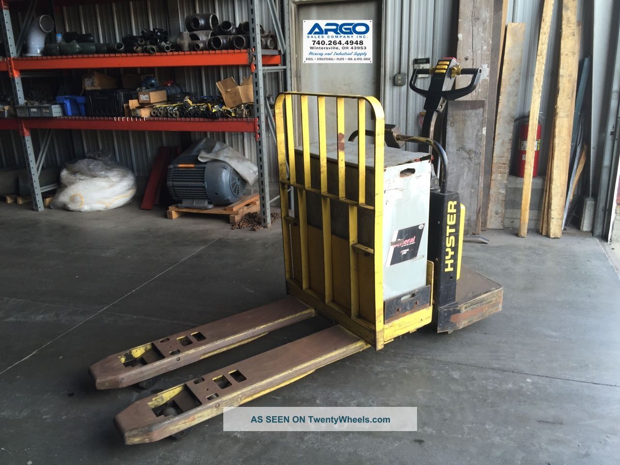 Hyster B60xt - 24v Walk Behind Pallet Truck - 875 Amp Battery Powered Forklift Forklifts photo