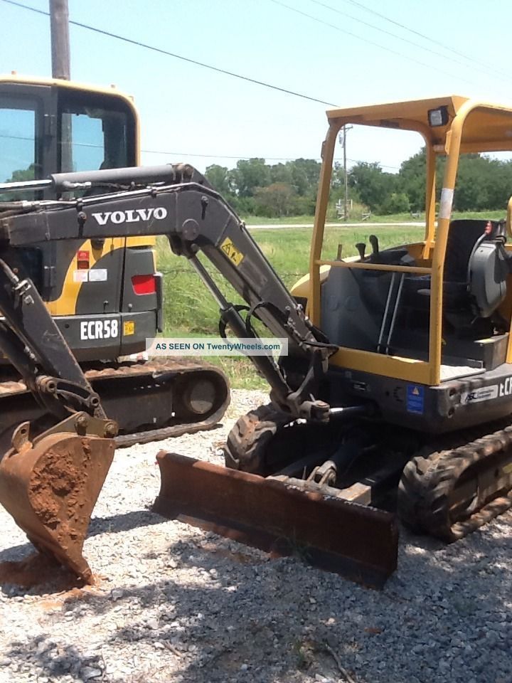 2011 Volvo Ecr28 Excavator 6100 Trackhoe Dozer Blade Excavators photo