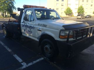 1994 Ford F - 450 Superduty Dual Winch Wrecker photo
