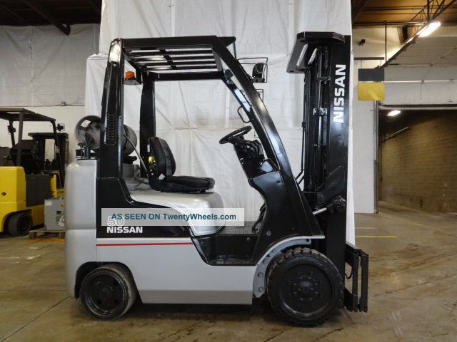 2010 Nissan Cf50 5000lb Cushion Lift Truck 48 
