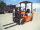 Toyota Model 5fdc25,  5,  000,  5000 Diesel Powered,  Cushion Tired Forklift Forklifts photo 1