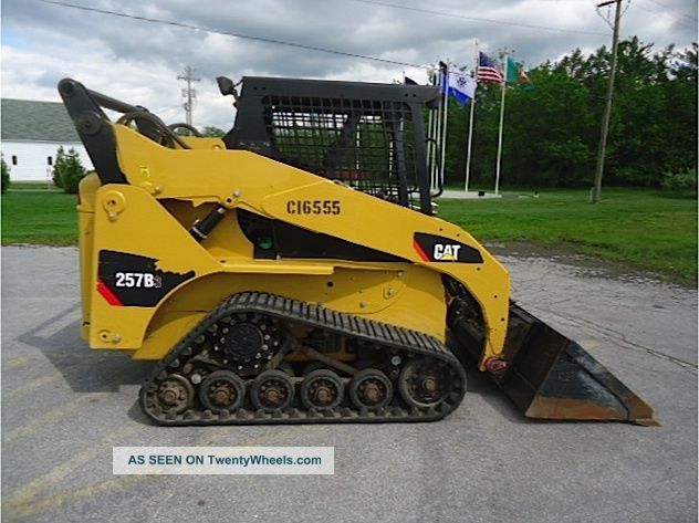 2012 Caterpillar 257b3 Multi Terrain Loader,  Compact Track Loader Skid Steer Loaders photo