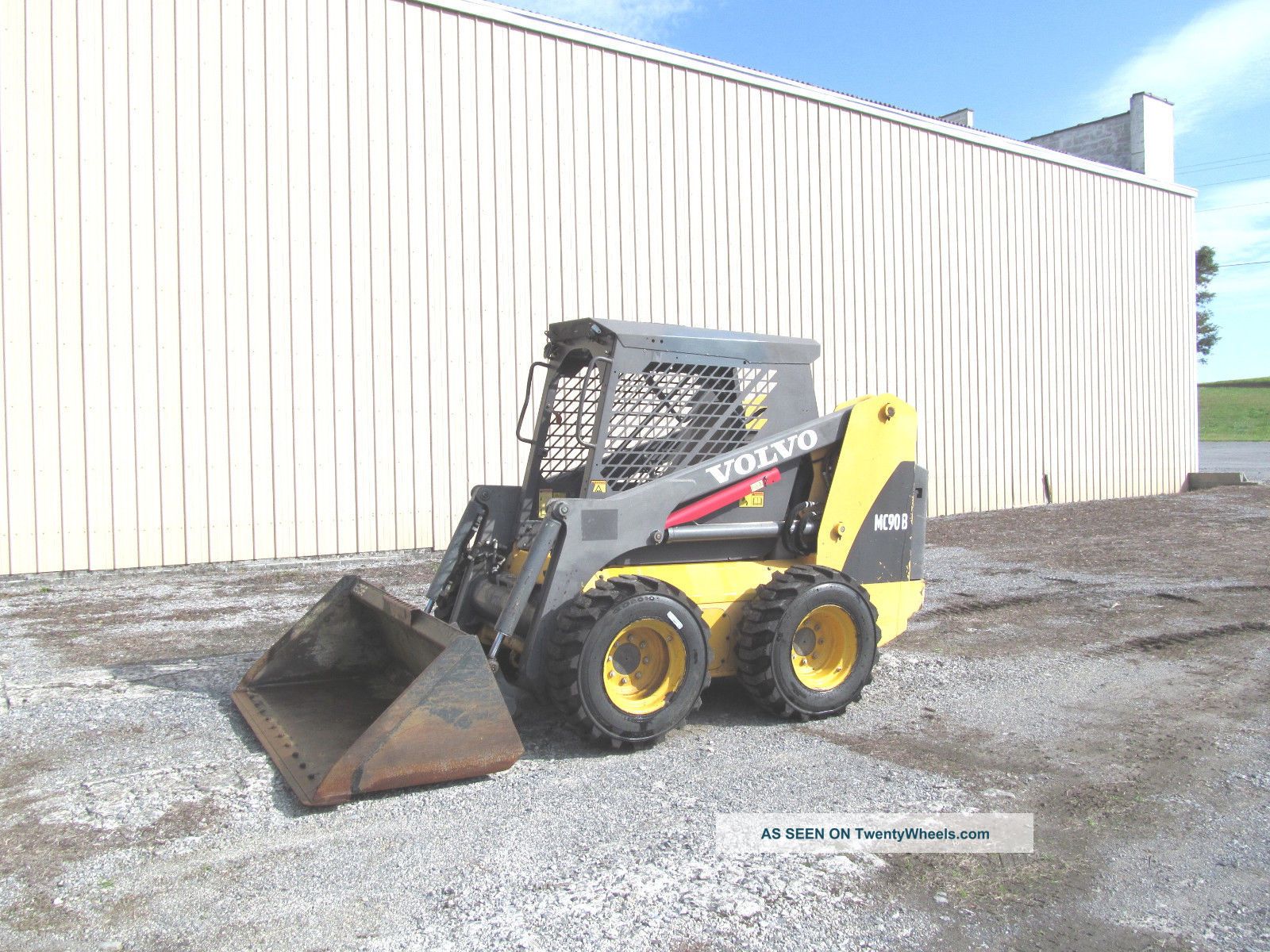 2007 Volvo Mc90b Skid Steer, 901 Hours, Foam Filled Tires, Bobcat Gehl