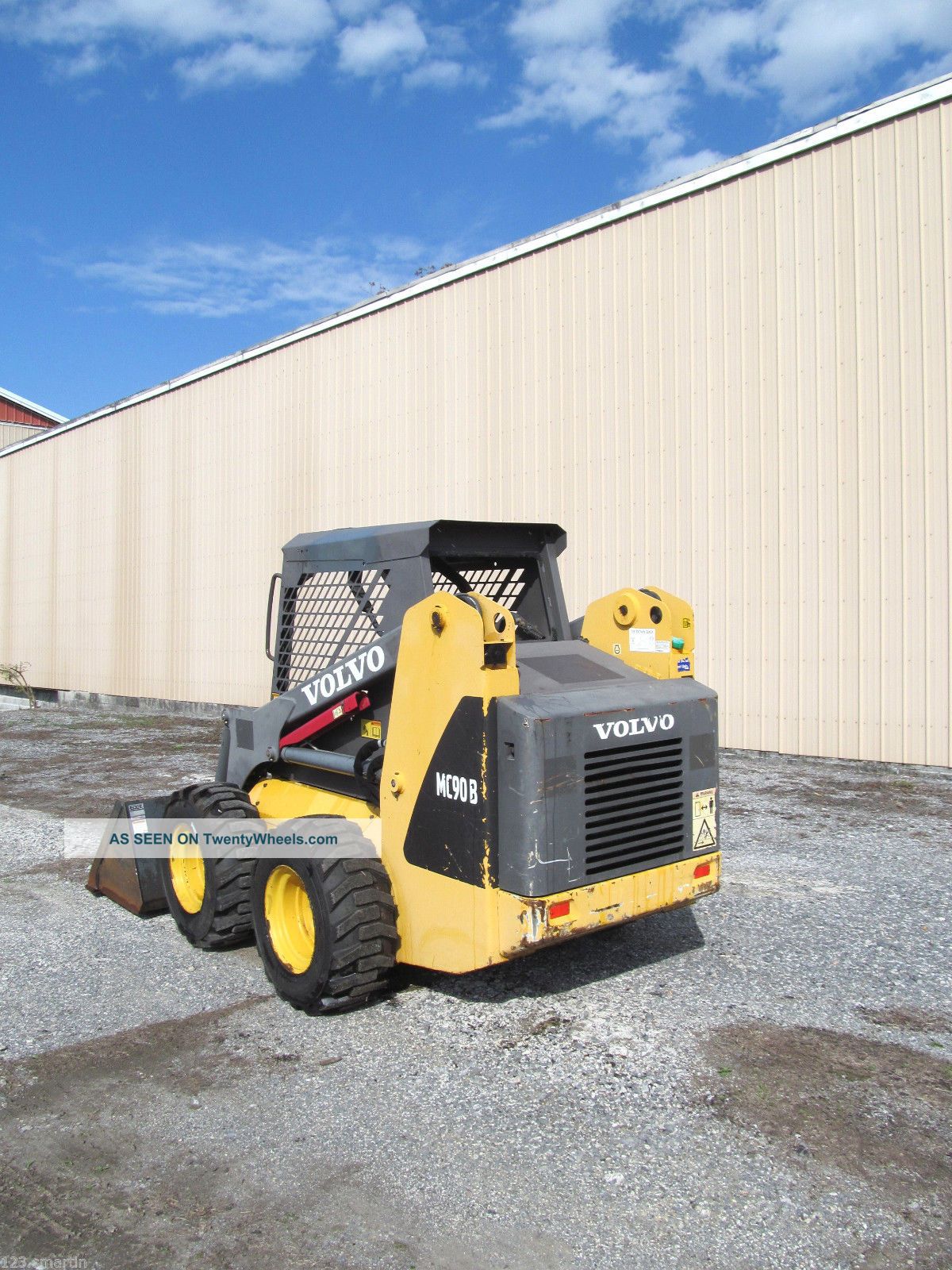 2007 Volvo Mc90b Skid Steer, 901 Hours, Foam Filled Tires, Bobcat Gehl