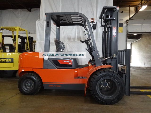 2014 Viper Fd45 Forklift 10000lb Diesel Dual Pneumatic Lift Truck Forklifts photo