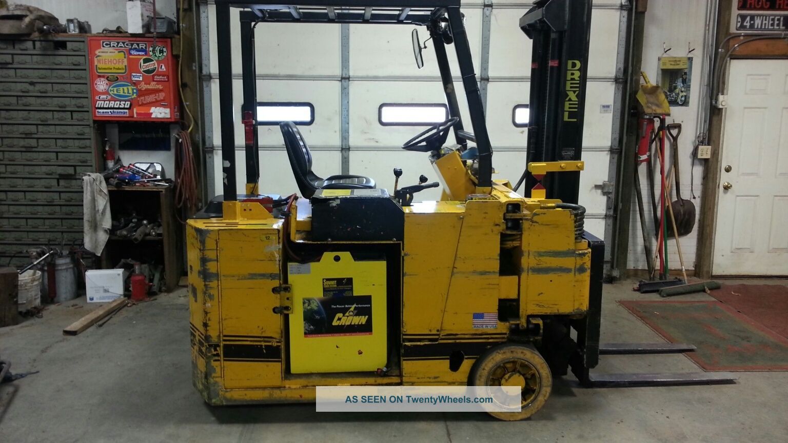 Drexel Swing Mast Fork Lift Model Slt30 Forklifts photo