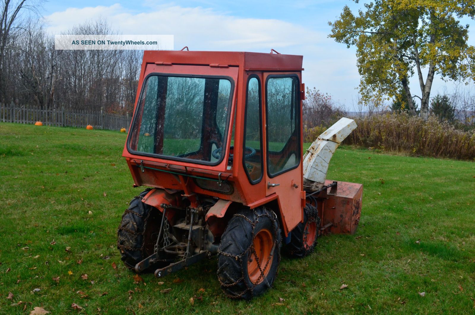 Kubota B7100 4wd Tractor With Cab & Snowblower