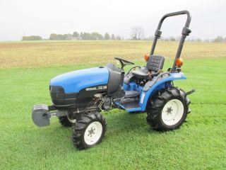 2001 Holland Tc18 Hydro 4 Wheel Drive Power Steering Diesel Only 494 Hours photo