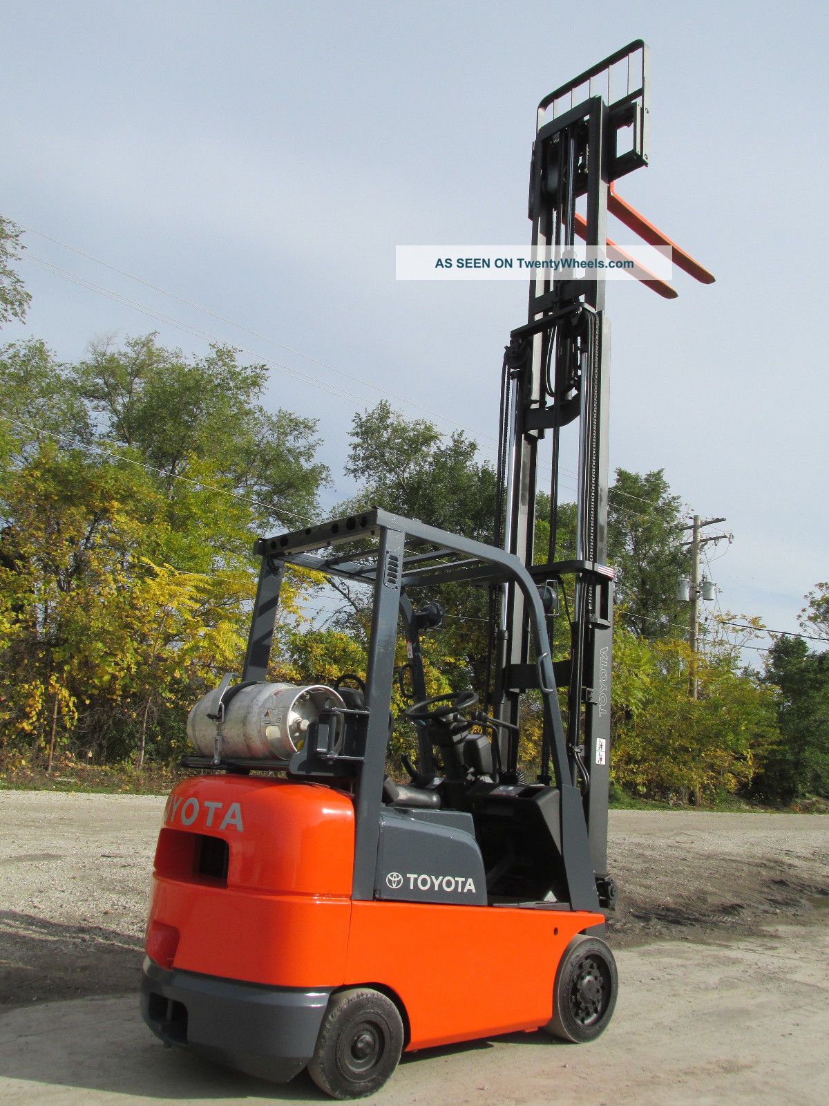 Toyota 7fgcu18 Forklift Lift Truck Hilo Fork, Caterpillar, Yale, Hyster