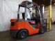 2014 Viper Fd25 5000lb Pneumatic Lift Truck Diesel Fuel Hi Lo Forklifts photo 5