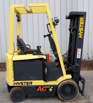 Hyster Model E45z - 27 (2008) 4500lbs Capacity Great 4 Wheel Electric Forklift photo