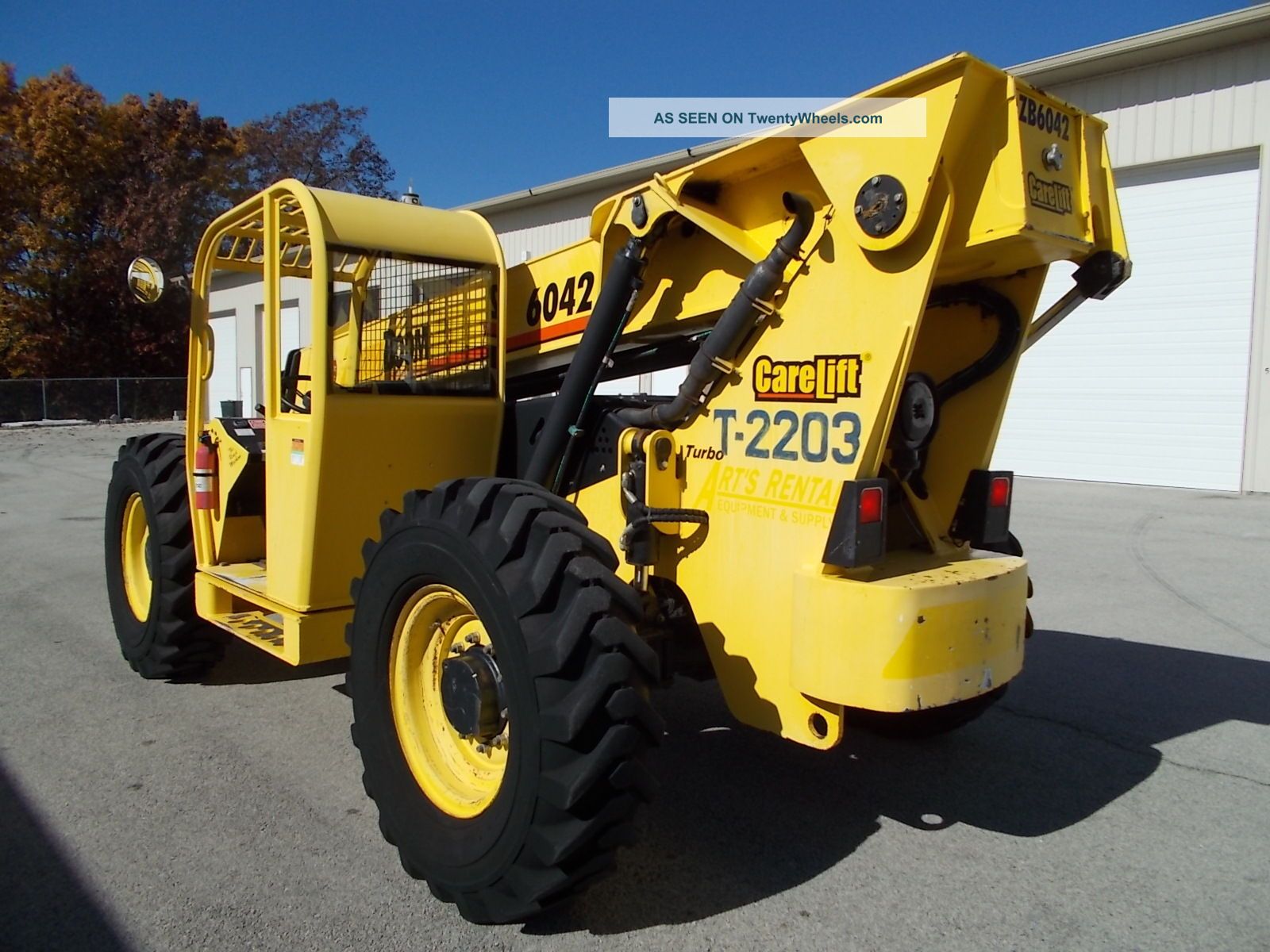 2006 Carelift Zoom Boom Zb6042 6k Telehandler Telescopic Forklift Reach