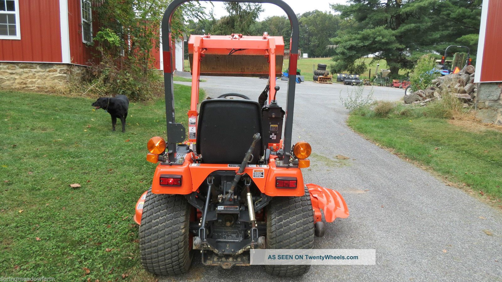 2004 Kubota Bx2230 4x4 Compact Tractor W/ Loader Belly Mower Hydro 647