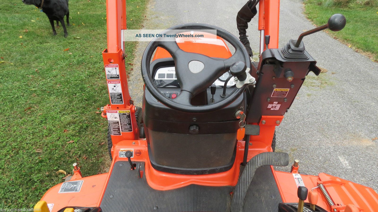 2004 Kubota Bx2230 4x4 Compact Tractor W/ Loader Belly Mower Hydro 647