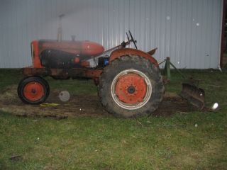 Allis Chalmers Wd With 3 - Point And Blade photo