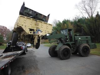 International M10a 530 Military Wheel Loader Forklift 272 Hrs Rough Terrain photo