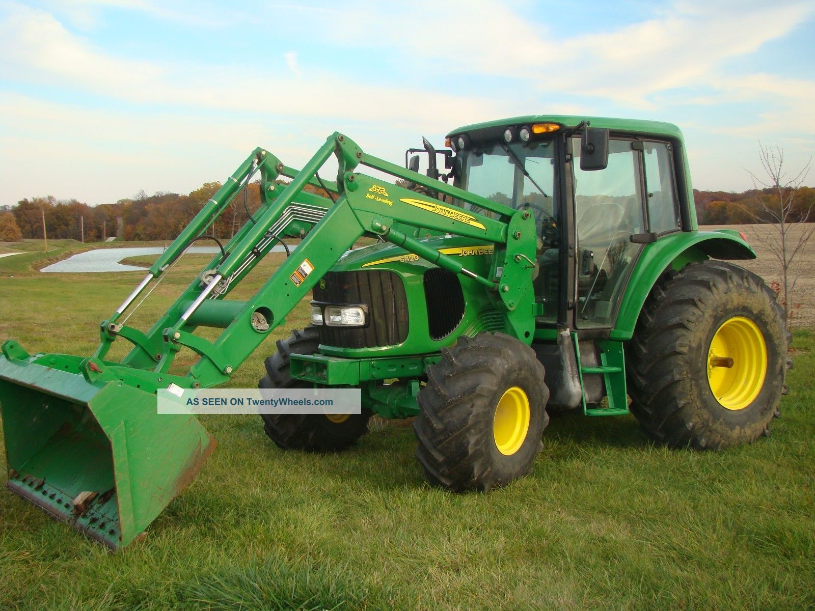 John Deere 6420 Mfwd,  105 Hp,  Cab With Heat And Air 5000 Hours Tractors photo