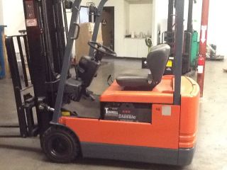 Toyota 3 Wheel Electric Forklift 5fbe15 3,  000lbs Capacity photo