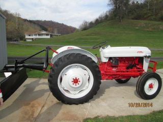 1953 Ford Golden Jubilee Tractor (sherman Trans) With Loader & 6 - Way Blade photo