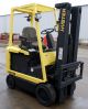 Hyster Model E40xm2s (2003) 4000lbs Capacity Great 4 Wheel Electric Forklift Forklifts photo 1