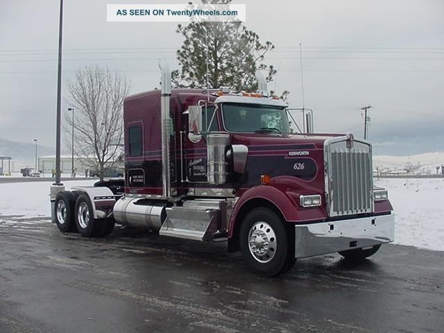2014 Kenworth W900l Sleeper Semi Trucks photo