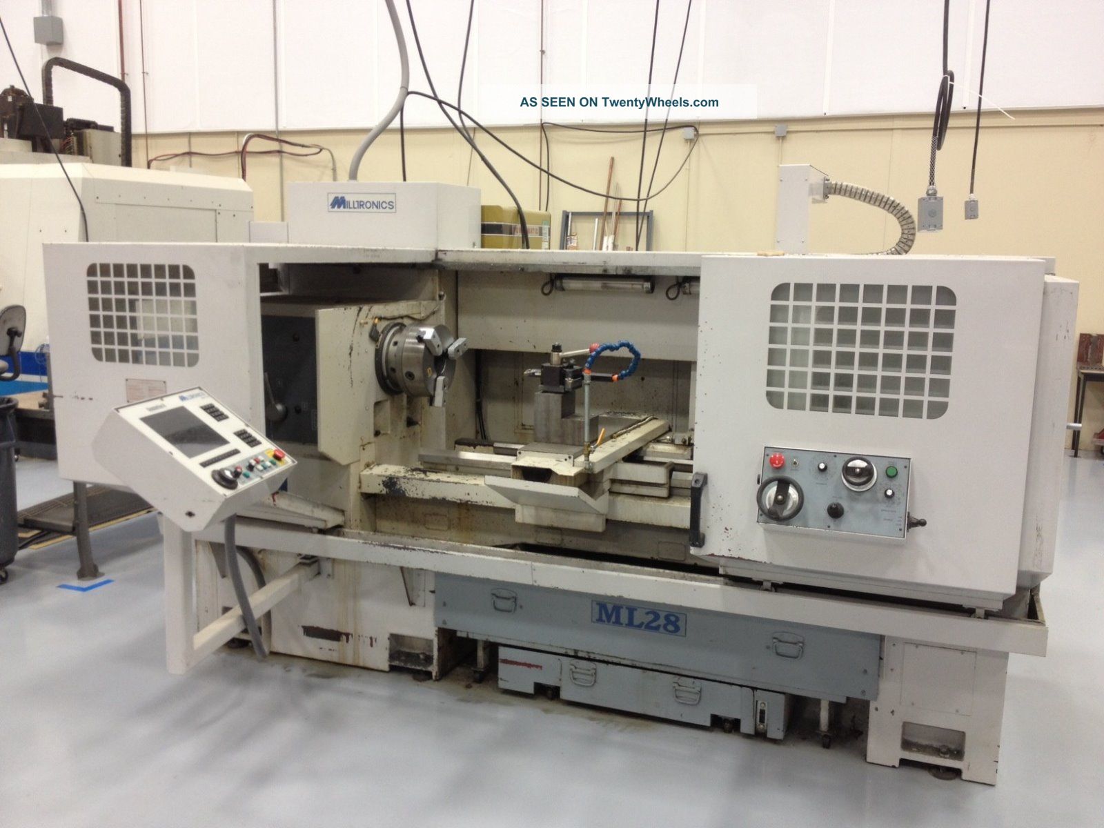 Milltronics Ml28/60 Cnc Flat Bed Teach Lathe Metalworking Lathes photo