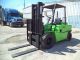 Diesel Powered Clark Model C500 - Hy80d,  8,  000,  8000 Pneumatic Tired Forklift Forklifts photo 1