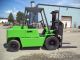 Diesel Powered Clark Model C500 - Hy80d,  8,  000,  8000 Pneumatic Tired Forklift Forklifts photo 4