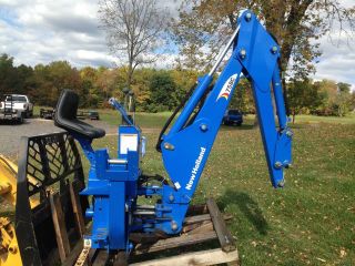Holland 758c Frame Mounted Backhoe For Compact Tractor, ,  Never photo