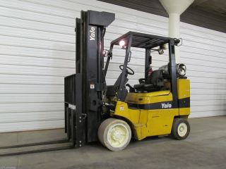 2004 Yale,  Glc100mj,  10,  000 Lb Forklift,  Quad Mast,  Sideshift 4,  714 Hours, photo
