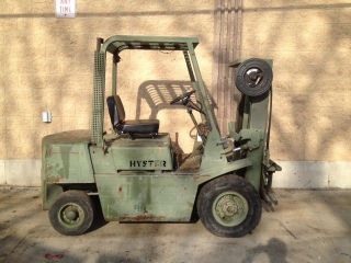 Chicago Area: Support A Vet Official Us Army Rough Terrain Hyster Fork Lift photo