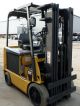 Caterpillar Model E4000 (2008) 4000 Lbs Capacity Great 4 Wheel Electric Forklift Forklifts photo 1