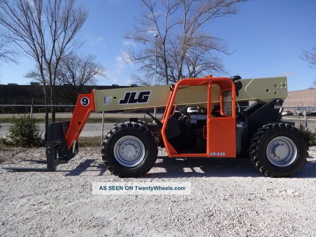 2007 Jlg G - 43a 9000lb Telehandler Lift Truck 4x4x4 43 ' Fork Reach Height Forklifts photo