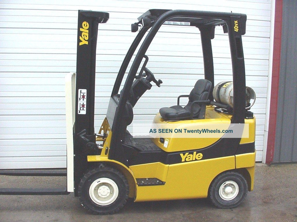 Yale Forklift 4000lb.  Air Tire Lp Forklifts photo